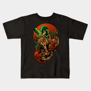 GOAT IN THE BLOOD Kids T-Shirt